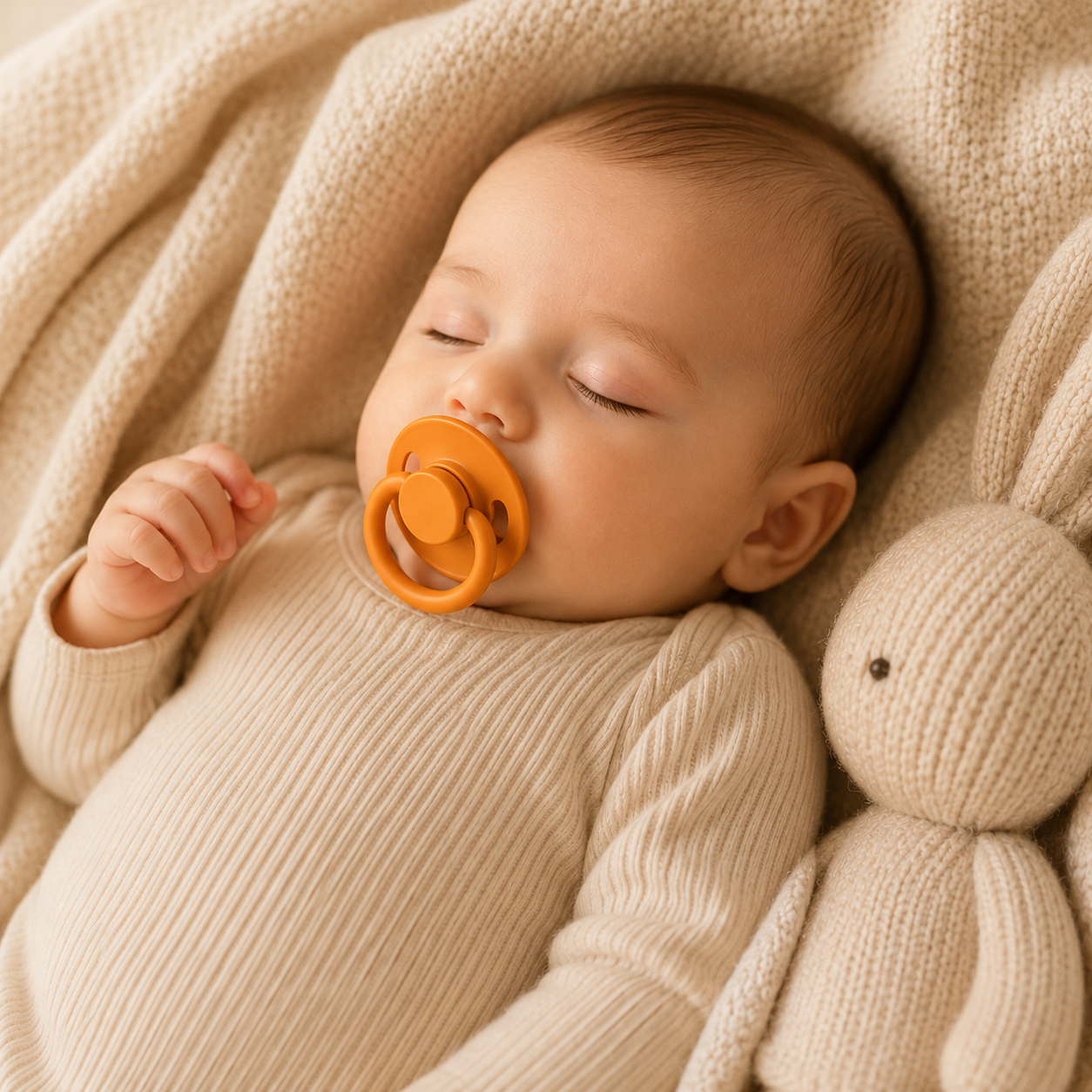 Love Noobs Natural Rubber Pacifier