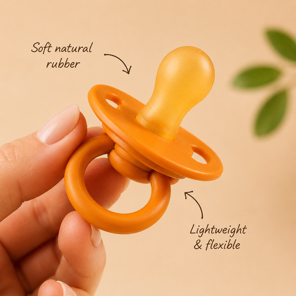 Love Noobs Natural Rubber Pacifier
