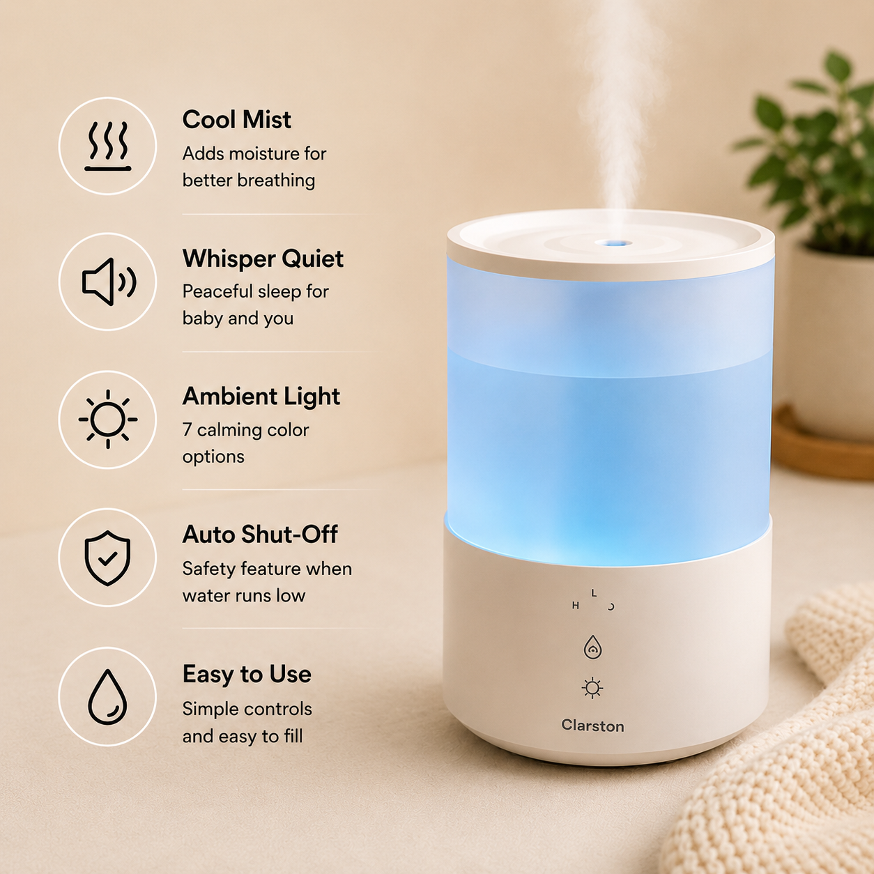 CloudMist Nursery Humidifier